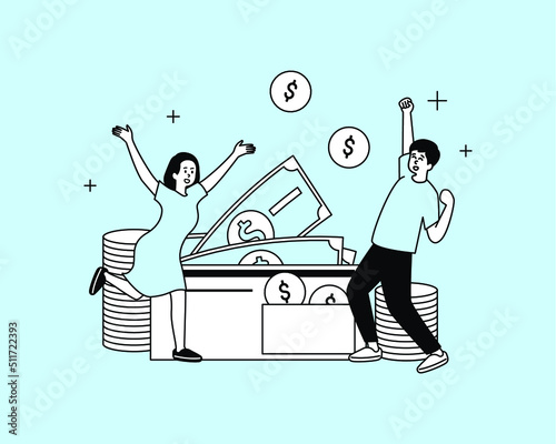 People with money