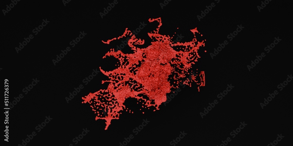 Illustration of Blood 3D Rendering HD