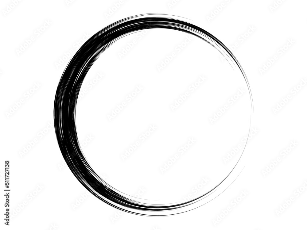 Grunge circle made of black paint.Grunge oval marker. Grunge circle made of black paint.Grunge oval marker.