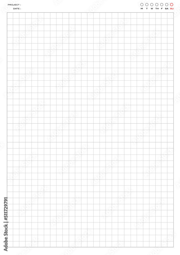 A4 standard Blank form grid table paper on white background A4 standard Blank form grid table paper on white background