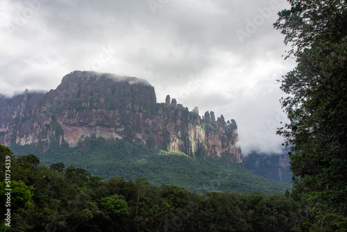 Tour of the Carrao River, in the Canaima National Park. Auyantepui Mountain. Tepuis photo