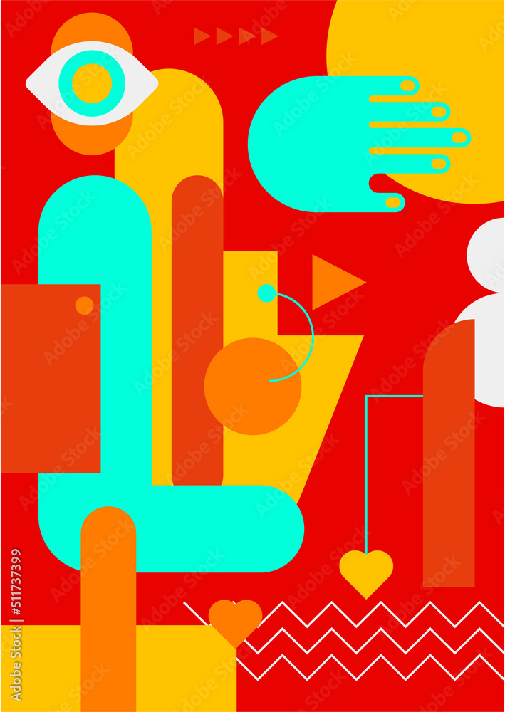Abstract pop art collage surrealism face design vector illustration. Designed for NFT, token, wallpaper, poster, crypto, punk, aesthetic poster. NFT token in crypto artwork for blockchain digital art Abstract pop art collage surrealism face design vector illustration. Designed for NFT, token, wallpaper, poster, crypto, punk, aesthetic poster. NFT token in crypto artwork for blockchain digital art