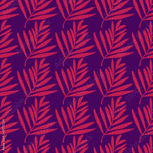 Creative tropical palm leaves seamless pattern. Jungle leaf wallpaper. Botanical floral background. Exotic plant backdrop.