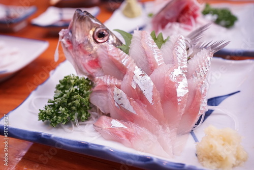 Japanese Food, Herring Sashimi - 日本料理 にしん 刺身