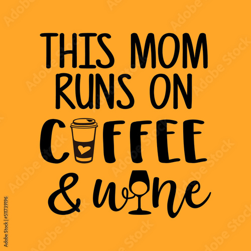 Coffee Typography for T-shirt design, mug print, printing design color view