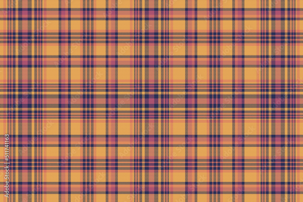 Obraz premium Tartan plaid pattern with texture and warm color.