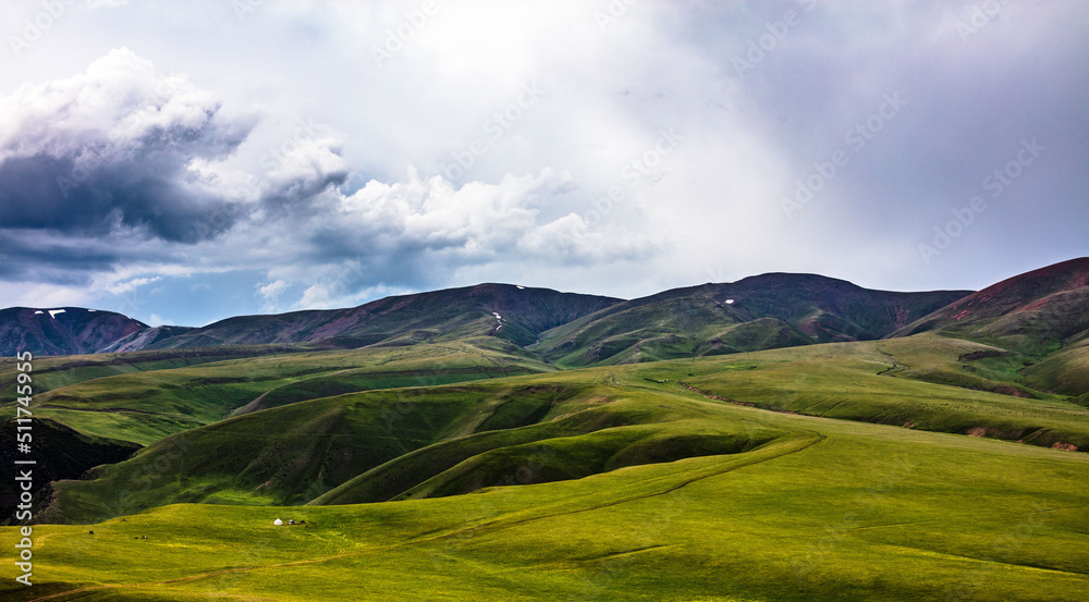 landscape with clouds