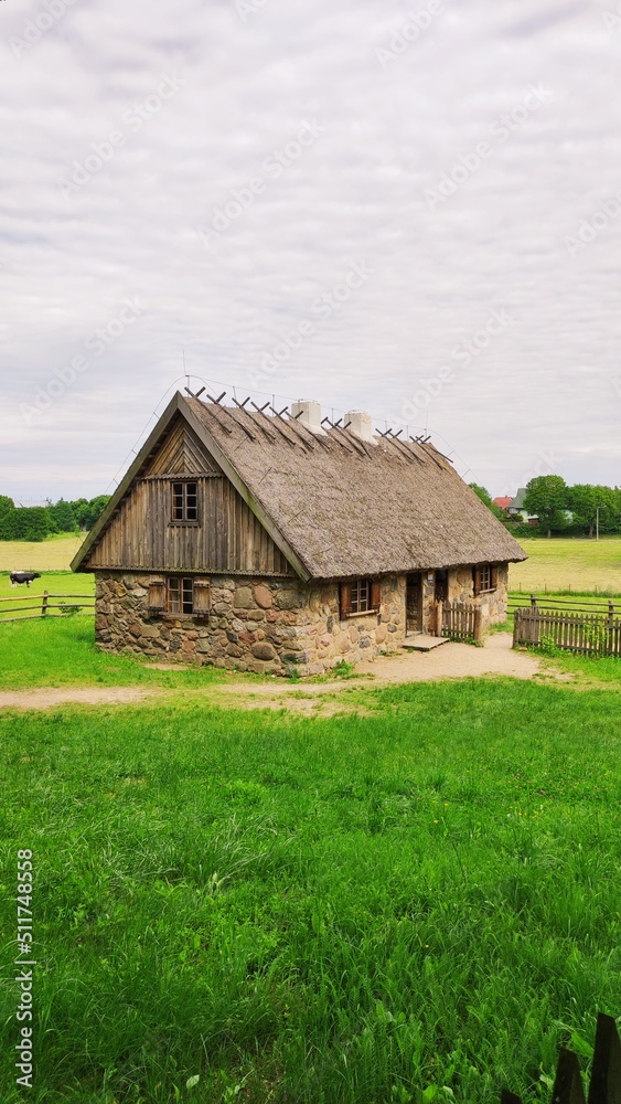 Fototapeta premium old wooden house