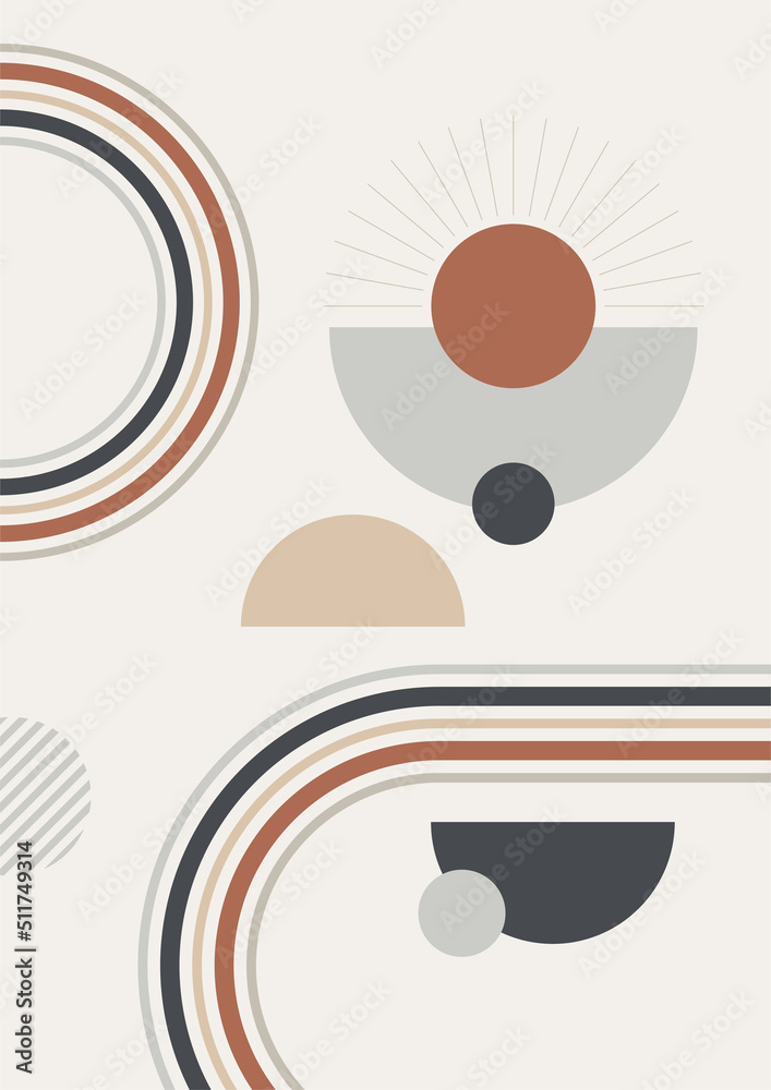 Modern minimalist abstract aesthetic illustrations with geometric shapes. Contemporary wall decor. Collection of creative artistic posters. Modern minimalist abstract aesthetic illustrations with geometric shapes. Contemporary wall decor. Collection of creative artistic posters.