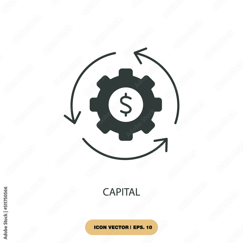 capital icons symbol vector elements for infographic web capital icons symbol vector elements for infographic web