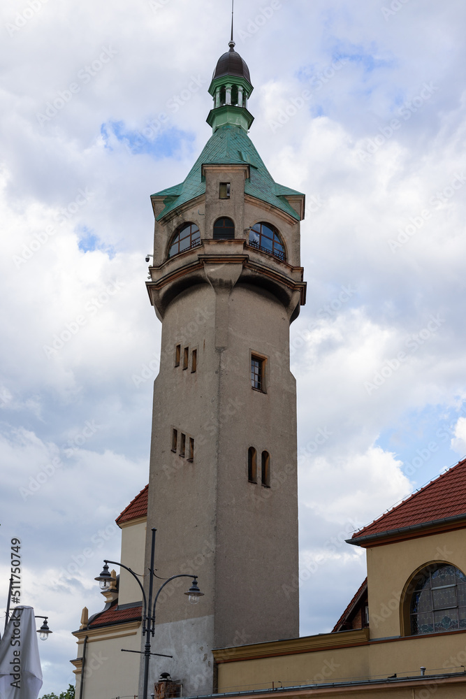 The lighthouse tower in Sopot