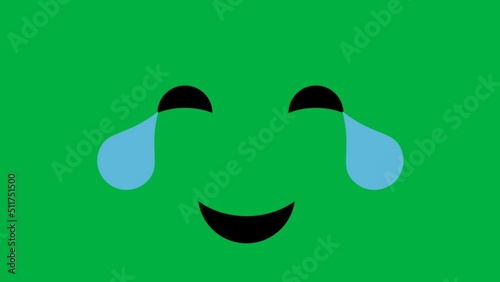 Wallpaper Mural Seamless laughing green screen animation. Torontodigital.ca