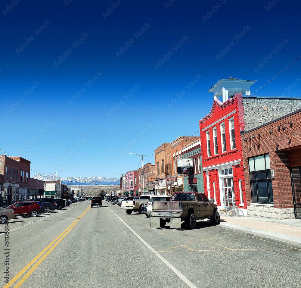 Streetscape View of Big Timber, Montana