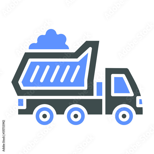 Dump Truck Icon Style