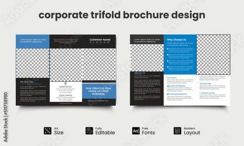 corporate trifold brochure design
