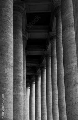 columns in the city  Vatican