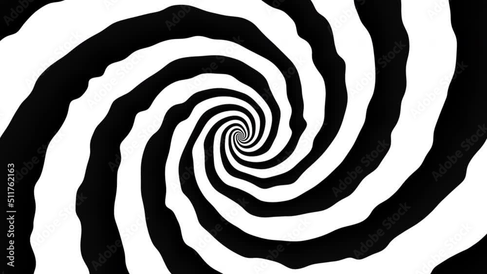 Endless abstract spiral. Seamless loop footage.