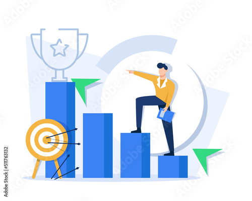 Investment and Analysis Money Cash Profits Metaphor,Employee or Manager Making Investing Plans