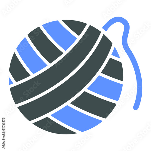 Wool Ball Icon Style