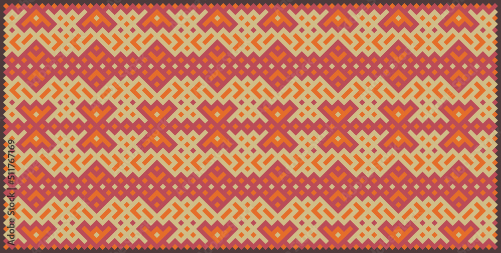 Multicolor truchet tiling connections illustration Multicolor truchet tiling connections illustration