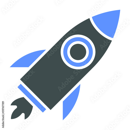 Space Booster Icon Style
