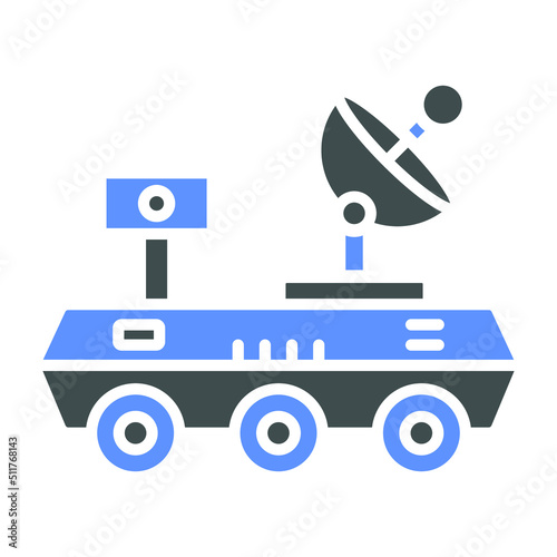 Mars Rover Icon Style