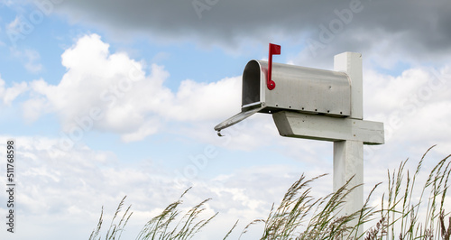 US mailbox in the clouds