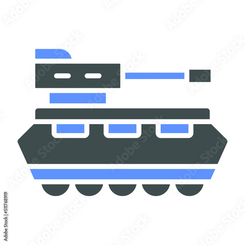 Army Tank Icon Style