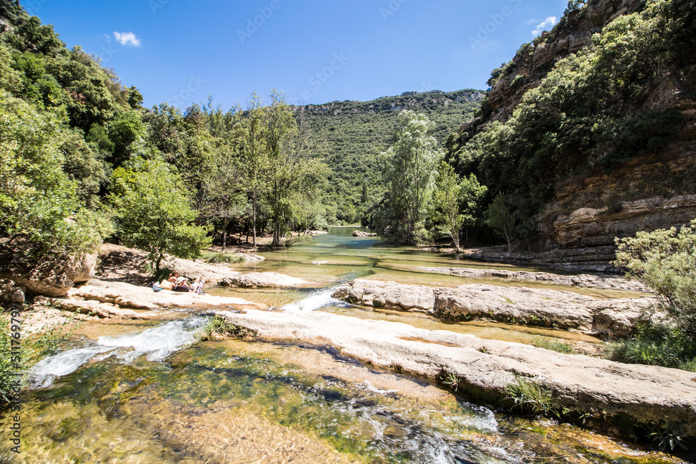 Le Moulin de Ribaute , les gorges , les cascades et les piscines ...