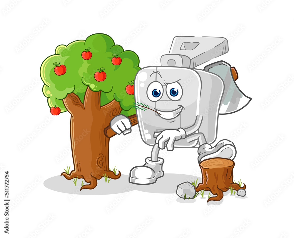 zipper Carpenter illustration. character vector zipper Carpenter illustration. character vector