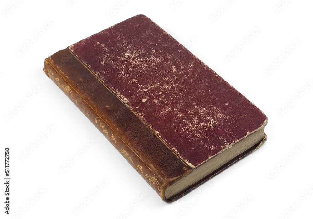 Old book isolated on white background. Ancient book Old book isolated on white background. Ancient book