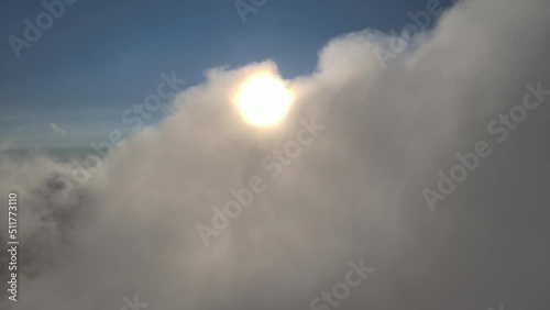 the soul through the clouds is on its way to the sun, it doesn't give up, it will succeed