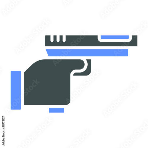 Police Shooting Icon Style