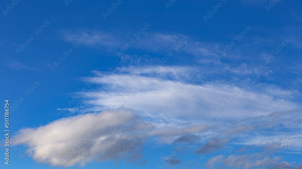 blue sky with white clouds on a Sunny summer day blue sky with white clouds on a Sunny summer day