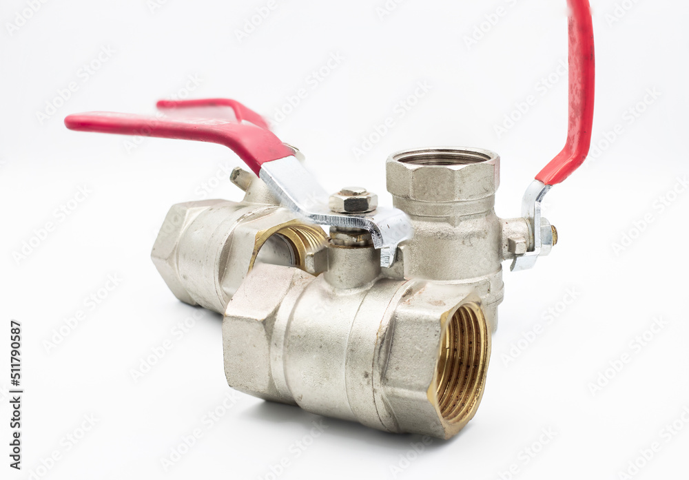 Wall Mural Stainless ball valve two way