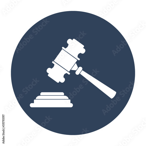 Crime, Gavel, Judge, Justice, Law, Court, Legal icon