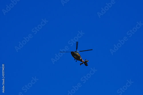 Fototapeta Naklejka Na Ścianę i Meble -  Helicopter in Flight