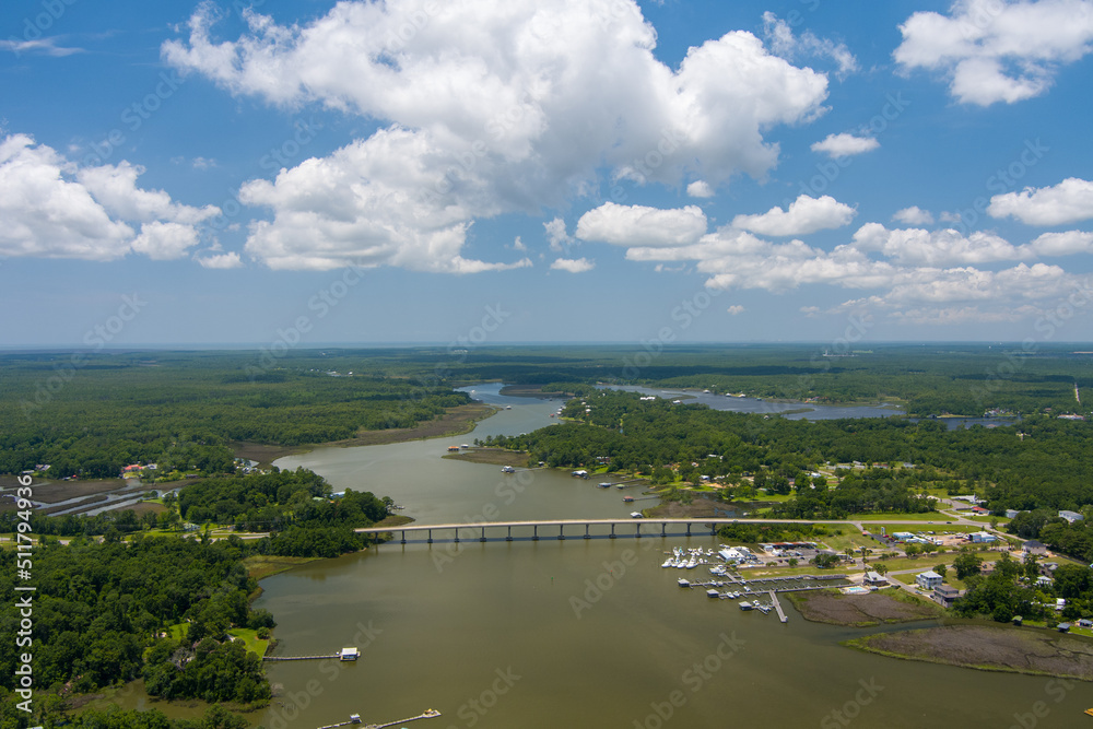Fototapeta premium Fowl River, Alabama 