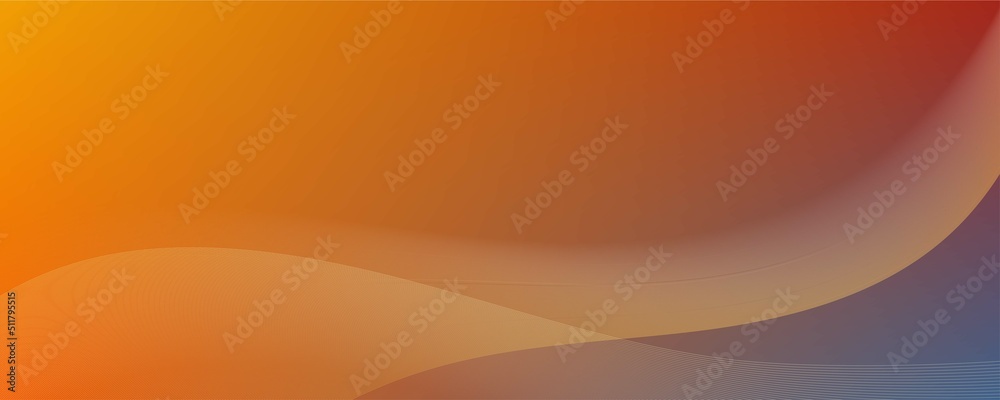 Orange blue gradient with wave light abstract Orange blue gradient with wave light abstract