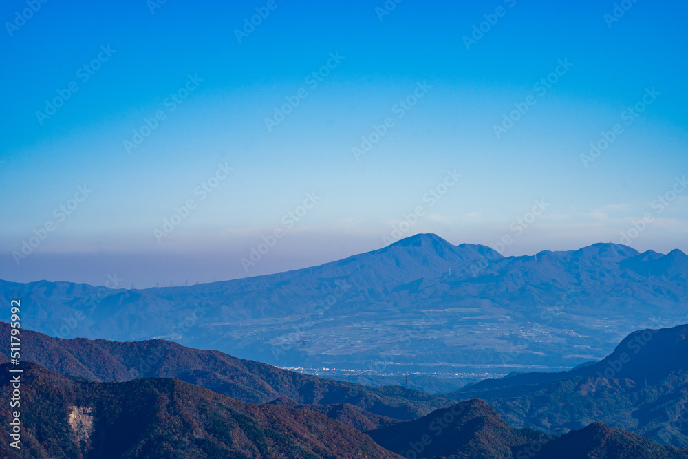 mountains and clouds