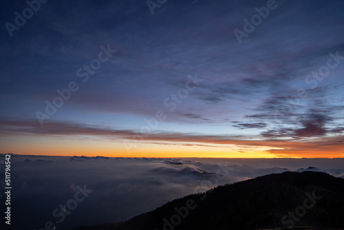 sunrise over mountains © ryuichi niisaka