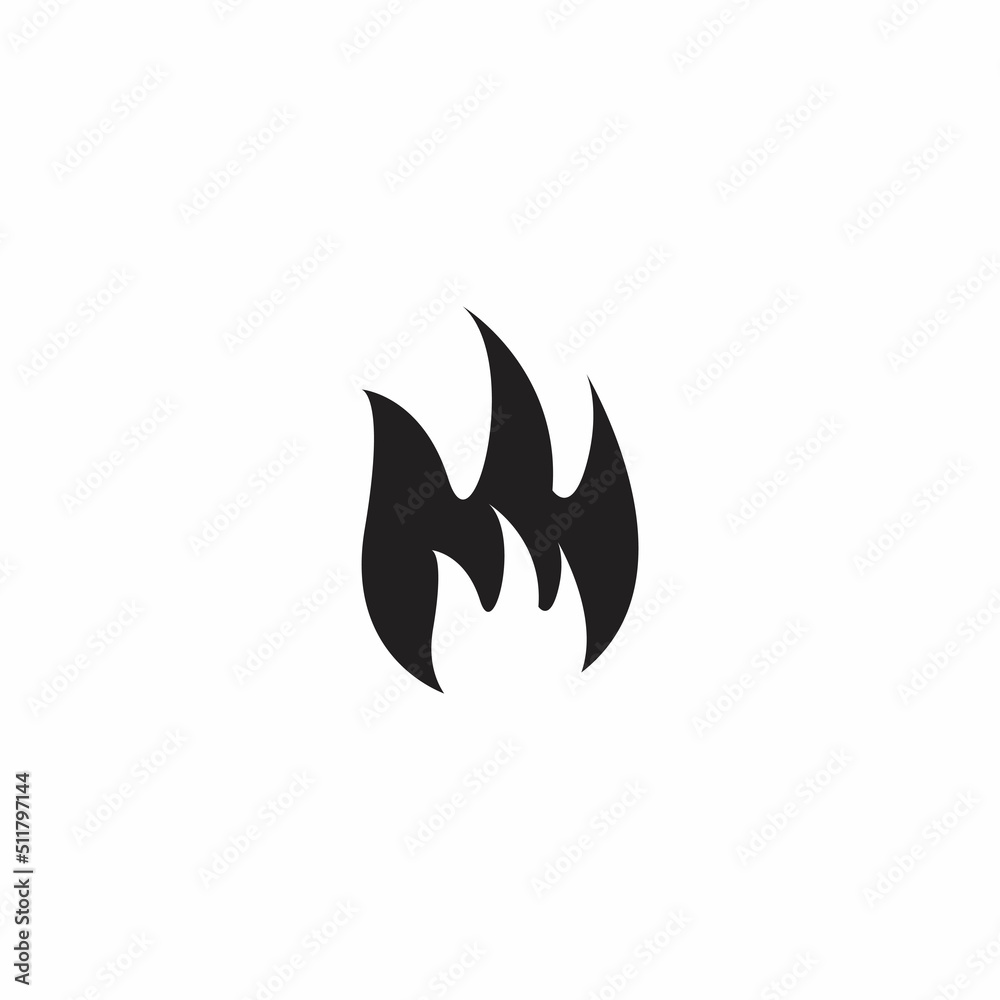 Fire icon or isolated symbol logo vector illustration Fire icon or isolated symbol logo vector illustration