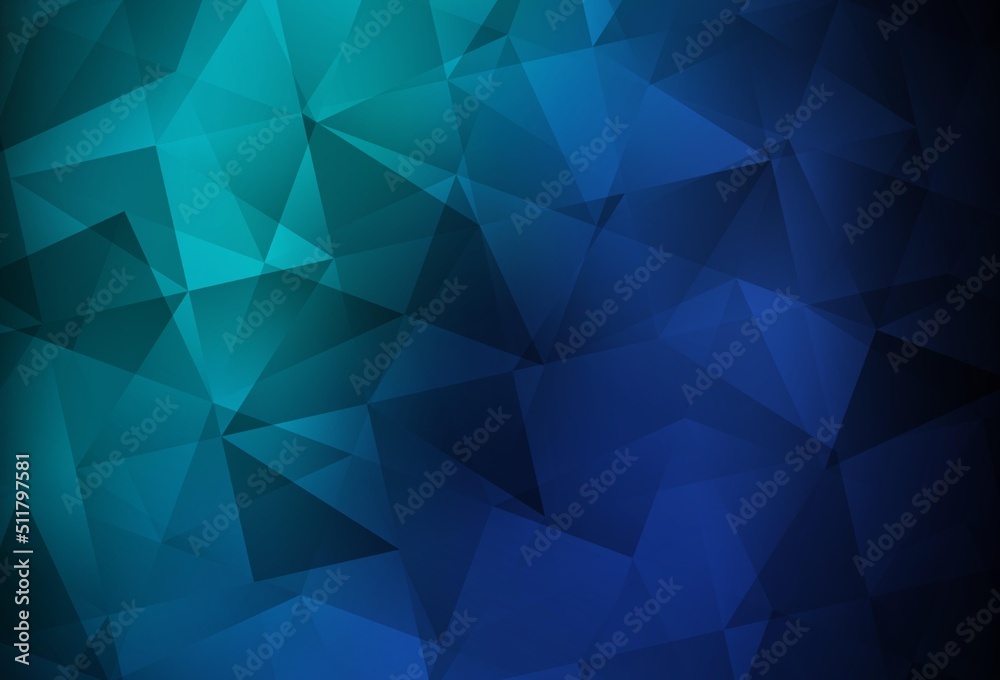 Dark Blue, Green vector low poly texture. Dark Blue, Green vector low poly texture.
