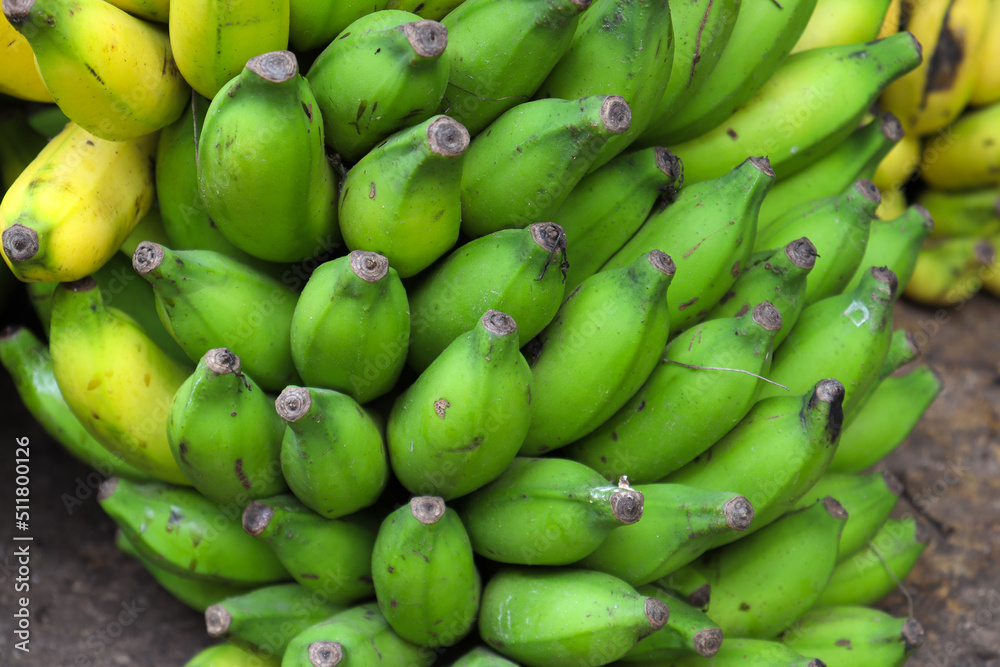 ripe banana bunch stock on shop