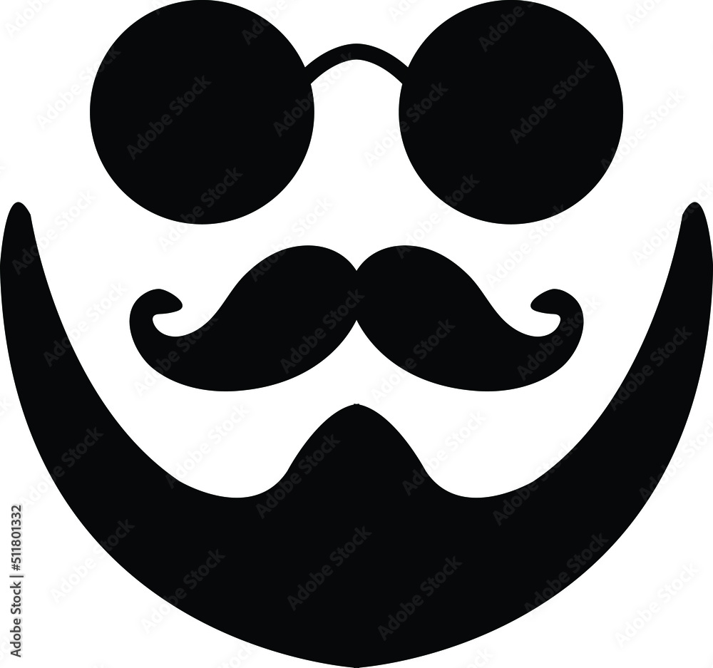 Man Face vector illustration. silhouette man face image or clip art