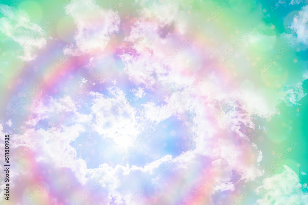 Obraz premium 虹色の空