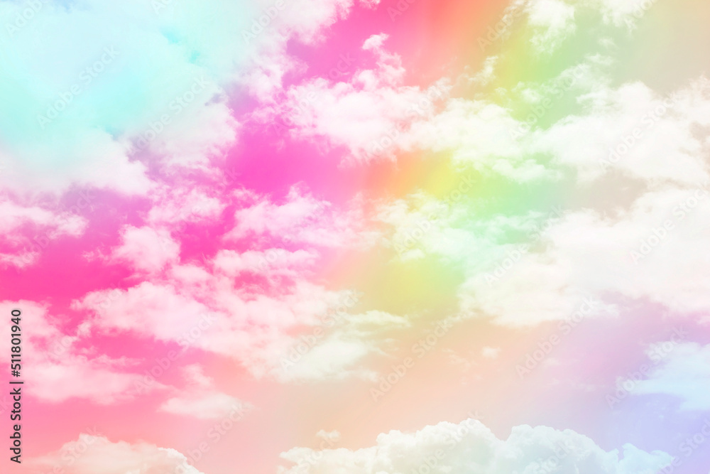 虹色の空