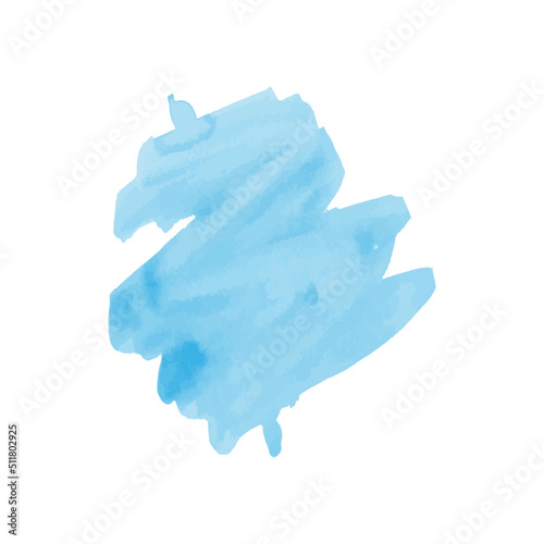 blue watercolor blot texture background. 