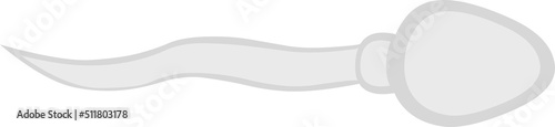 Vector illustration of a spermatozoon cell