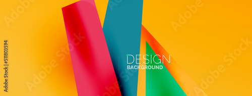 Background color abstract overlapping lines. Minimal composition vector illustration for wallpaper banner background or landing page